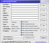 GetPDF Encryptor Decryptor screenshot